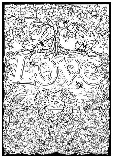 Coloriage antistress avec motifs géométriques et floraux