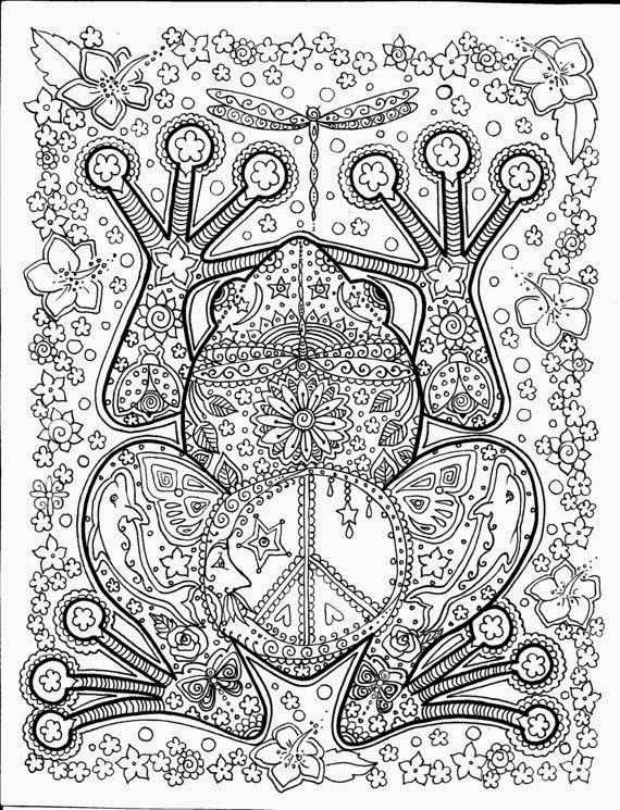 Coloriage antistress avec motifs floraux et géométriques