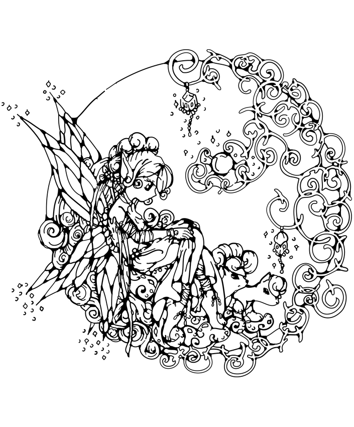 Coloriage antistress de motifs géométriques entrelacés