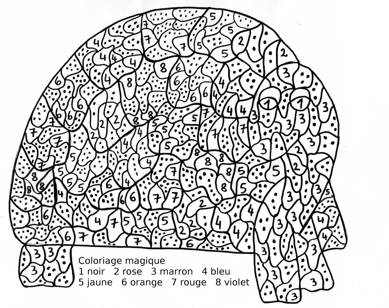 Coloriage antistress représentant un motif géométrique complexe