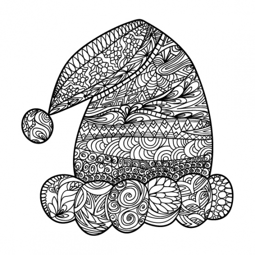 Coloriage antistress de motifs floraux et géométriques interconnectés