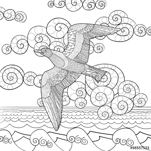 Un coloriage antistress de motifs floraux et géométriques