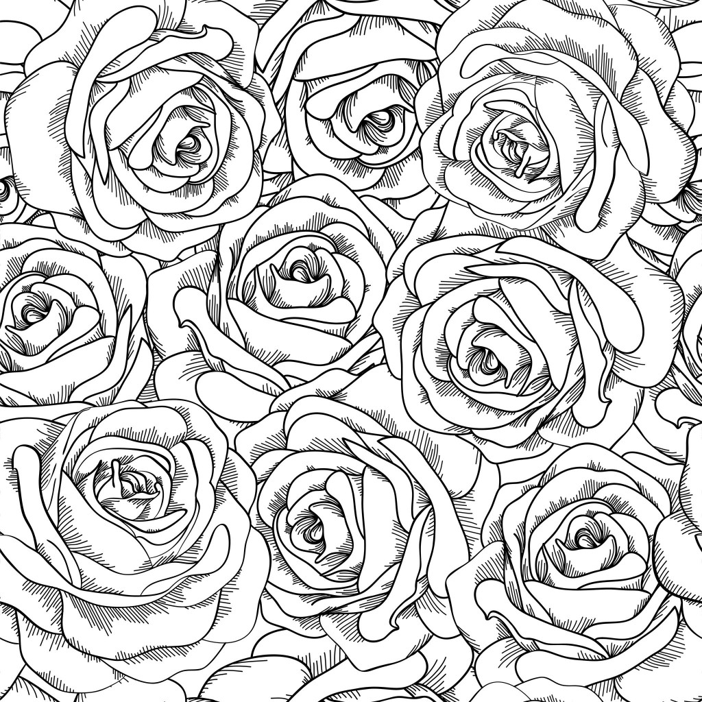 Coloriage antistress avec motifs géométriques et floraux