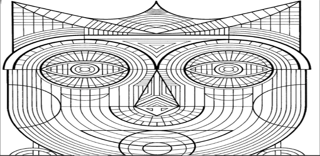 Coloriage antistress avec motifs floraux et géométriques