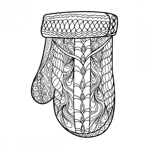 Coloriage antistress avec motifs géométriques et floraux