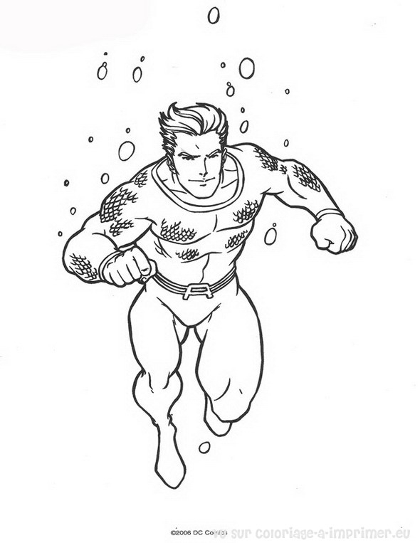 Coloriage Aquaman #42279 à imprimer Coloriage Aquaman #42279 à imprimer