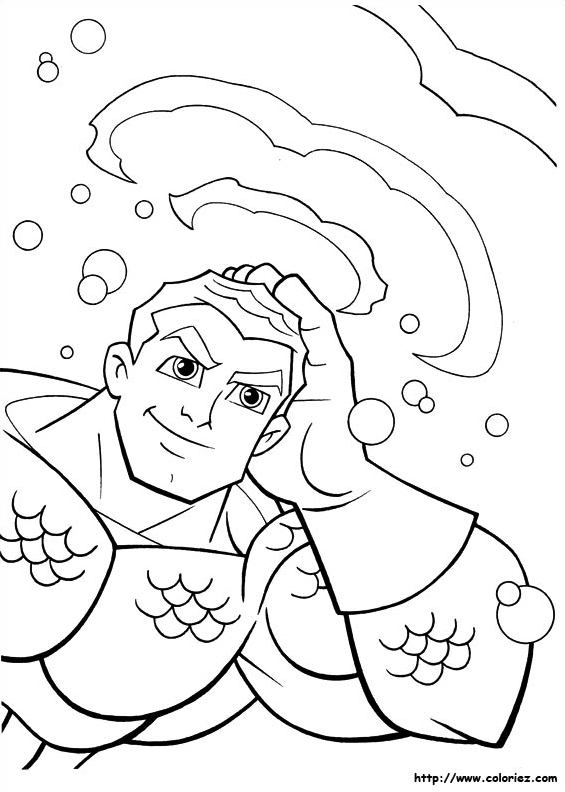 Aquaman en pleine action sous l'eau