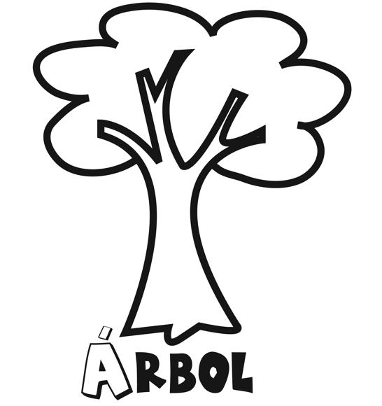 Coloriage d'un majestueux arbre avec un feuillage luxuriant