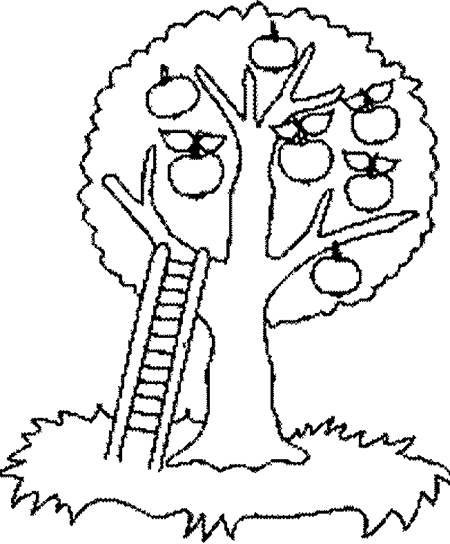 Coloriage d'un arbre majestueux dans un paysage naturel Coloriage d'un arbre majestueux dans un paysage naturel