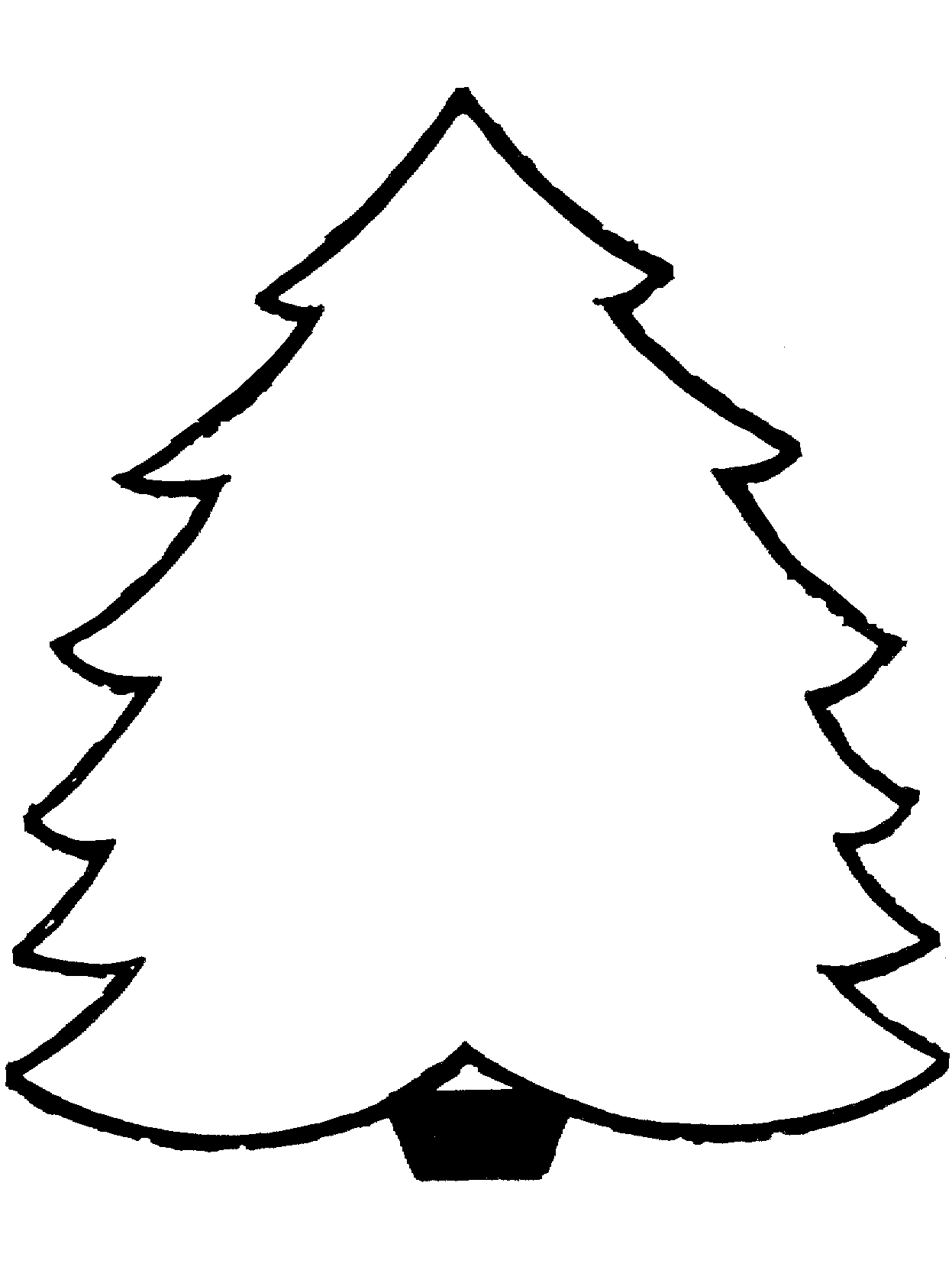 Coloriage d'un arbre majestueux avec des feuilles et un sol herbeux