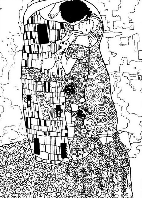 Coloriage d'un arbre avec un paysage naturel Coloriage d'un arbre avec un paysage naturel