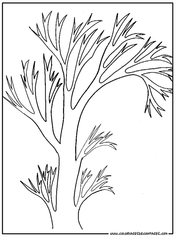 Coloriage d'un arbre majestueux dans un paysage naturel Coloriage d'un arbre majestueux dans un paysage naturel