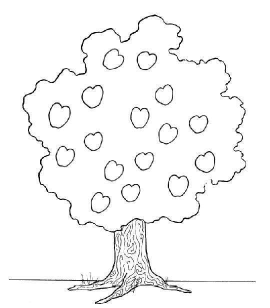 Coloriage d'un arbre majestueux sous un ciel dégagé Coloriage d'un arbre majestueux sous un ciel dégagé
