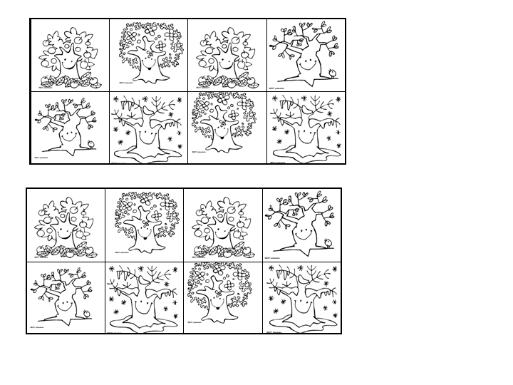 Coloriage d'un arbre majestueux avec un paysage naturel