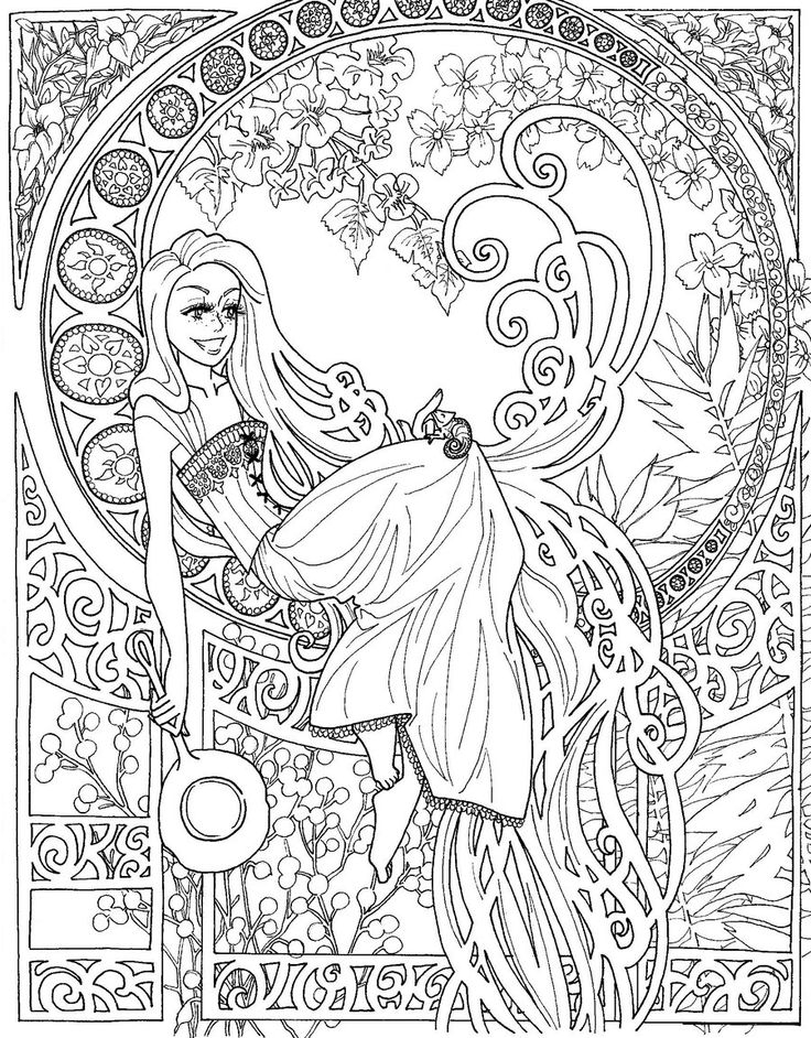 Coloriage d'une scène abstraite avec motifs organiques et géométriques Coloriage d'une scène abstraite avec motifs organiques et géométriques