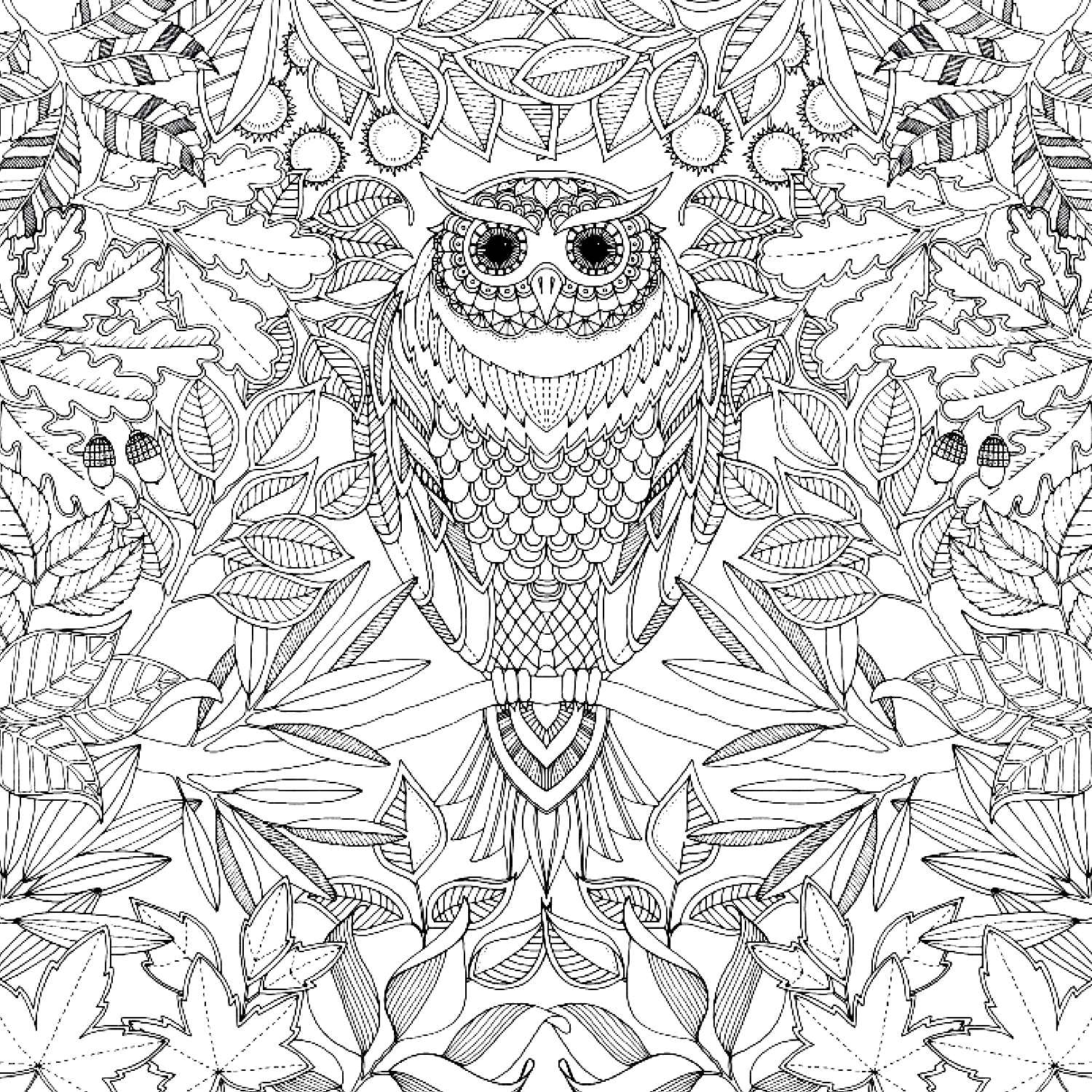 Coloriage d'une scène florale avec des motifs géométriques Coloriage d'une scène florale avec des motifs géométriques