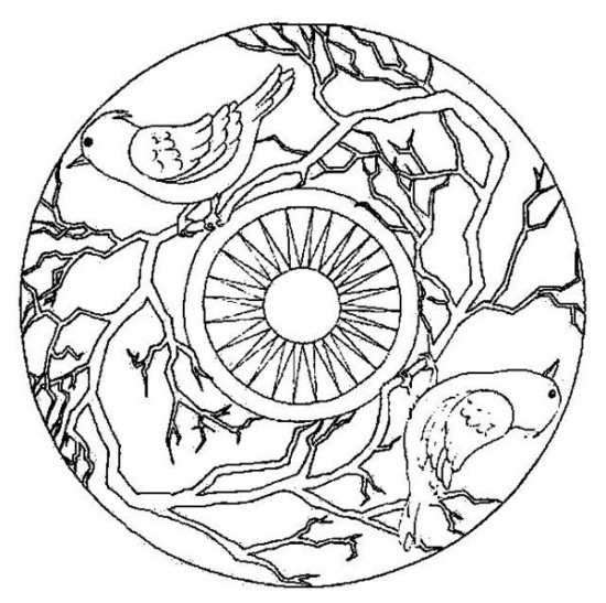 Coloriage d'une scène de nature avec des fleurs et un papillon Coloriage d'une scène de nature avec des fleurs et un papillon