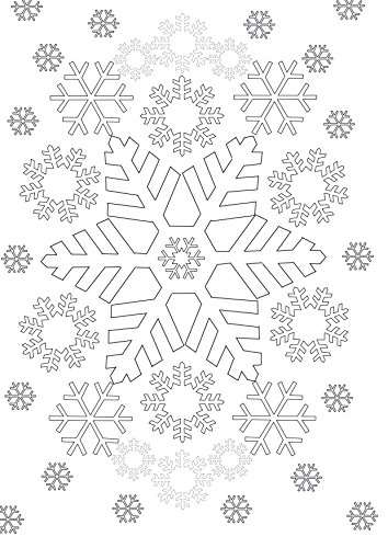 Coloriage d'une scène florale avec des motifs abstraits Coloriage d'une scène florale avec des motifs abstraits