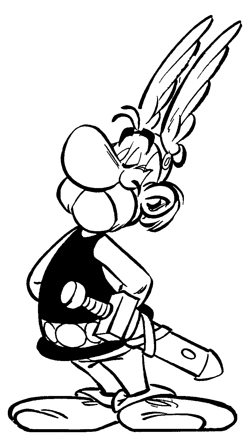 Asterix et Obelix en pleine aventure au village gaulois