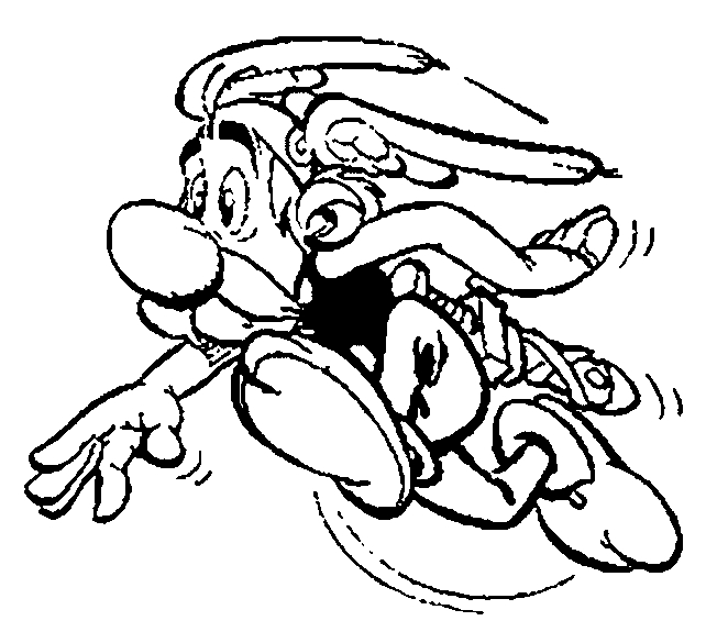 Les aventures d'Astérix et Obélix en pleine action dans un décor gaulois