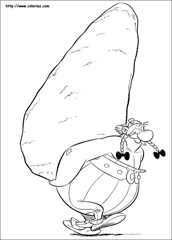 Asterix et Obelix en pleine aventure dans la forêt
