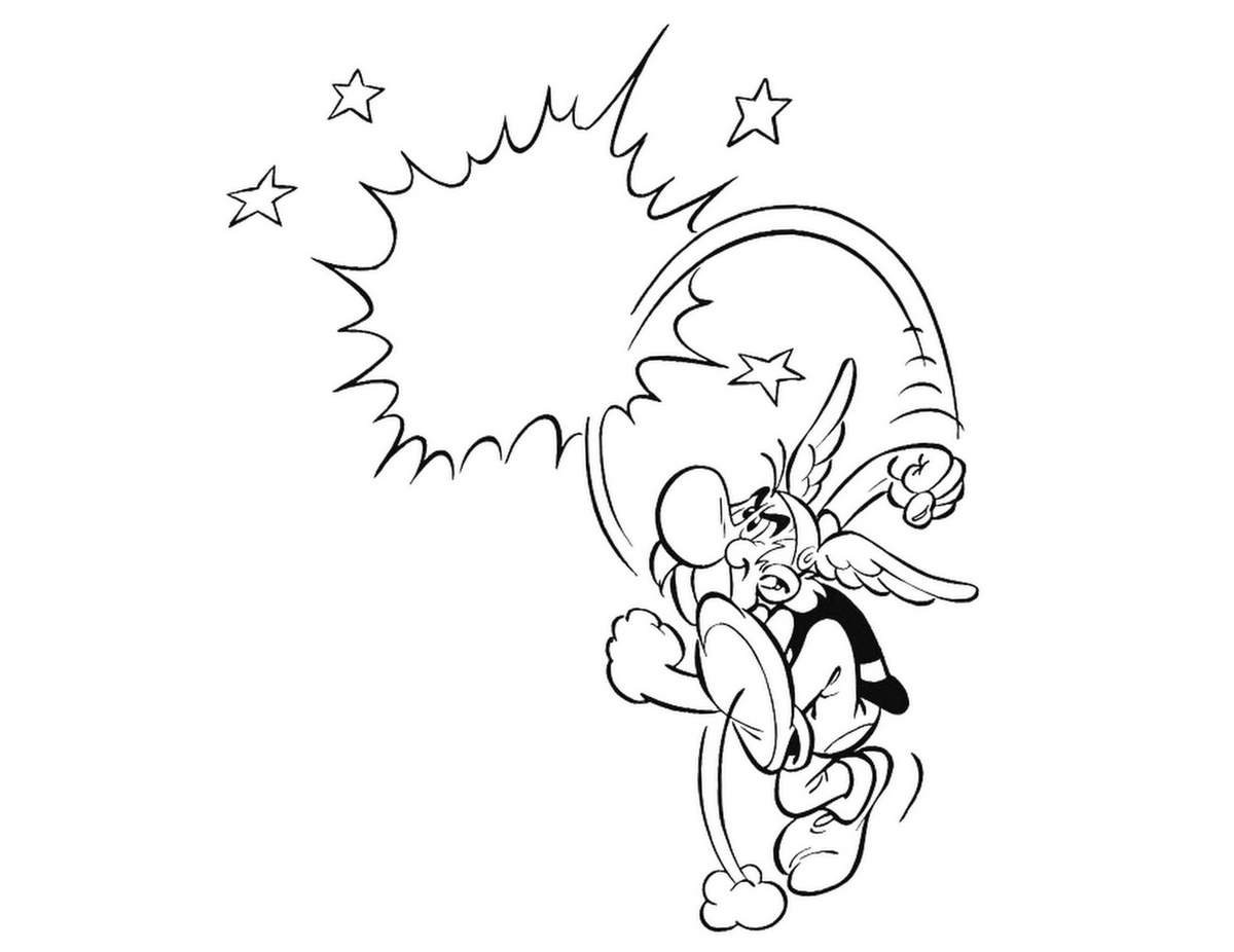 Asterix et Obelix en pleine aventure dans la forêt gauloise
