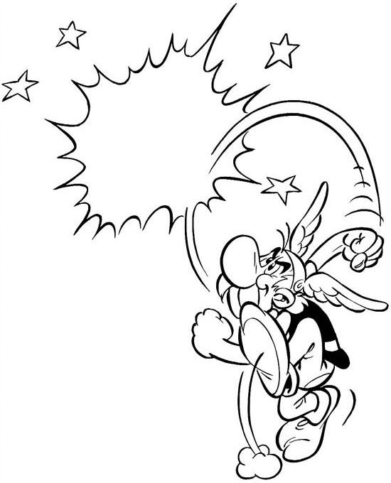 Asterix et Obelix en pleine aventure dans un décor gaulois