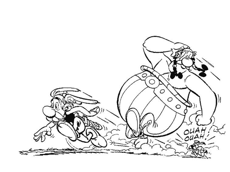 Coloriage Asterix Et Obelix à Imprimer www.webcoloriage.com