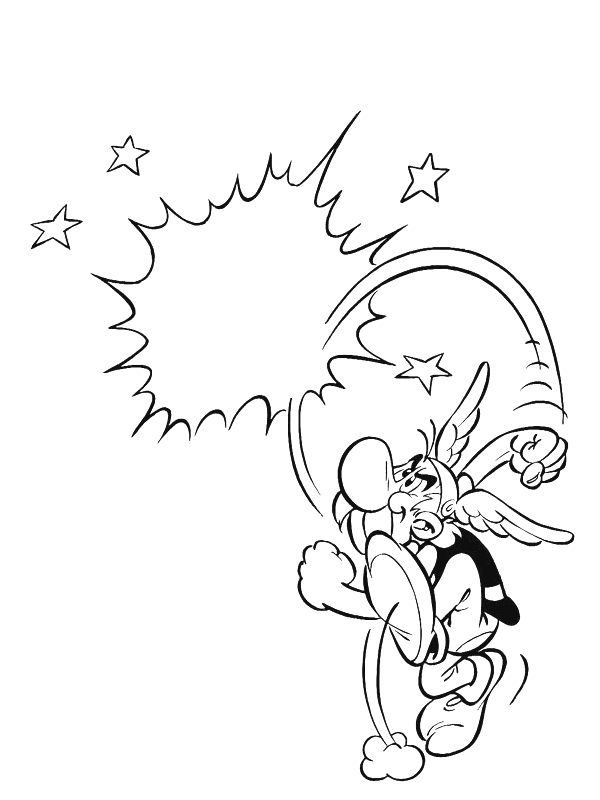 Asterix et Obelix en pleine aventure dans la forêt