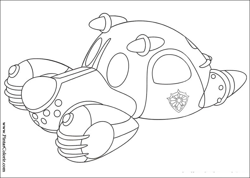 Astroboy en pleine action dans un paysage futuriste