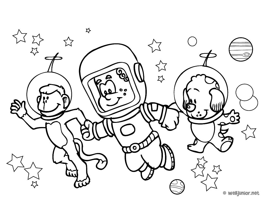 Un astronaute flottant dans l'espace, entouré d'étoiles