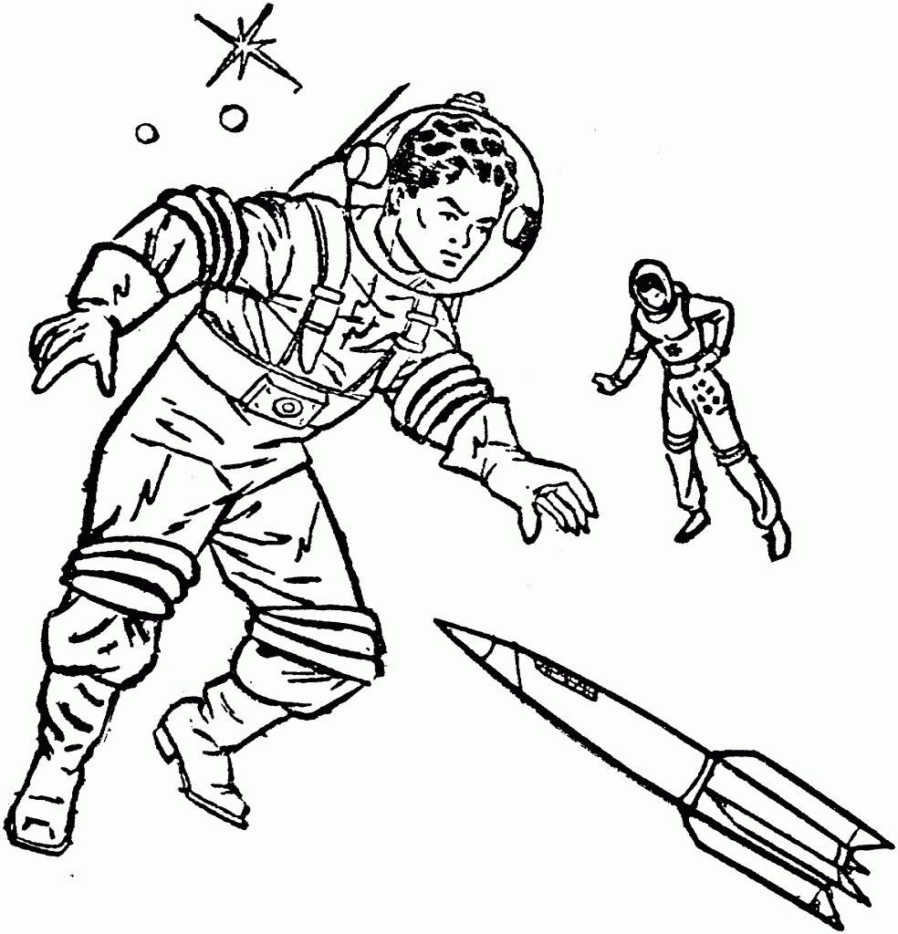 Un astronaute en pleine exploration spatiale