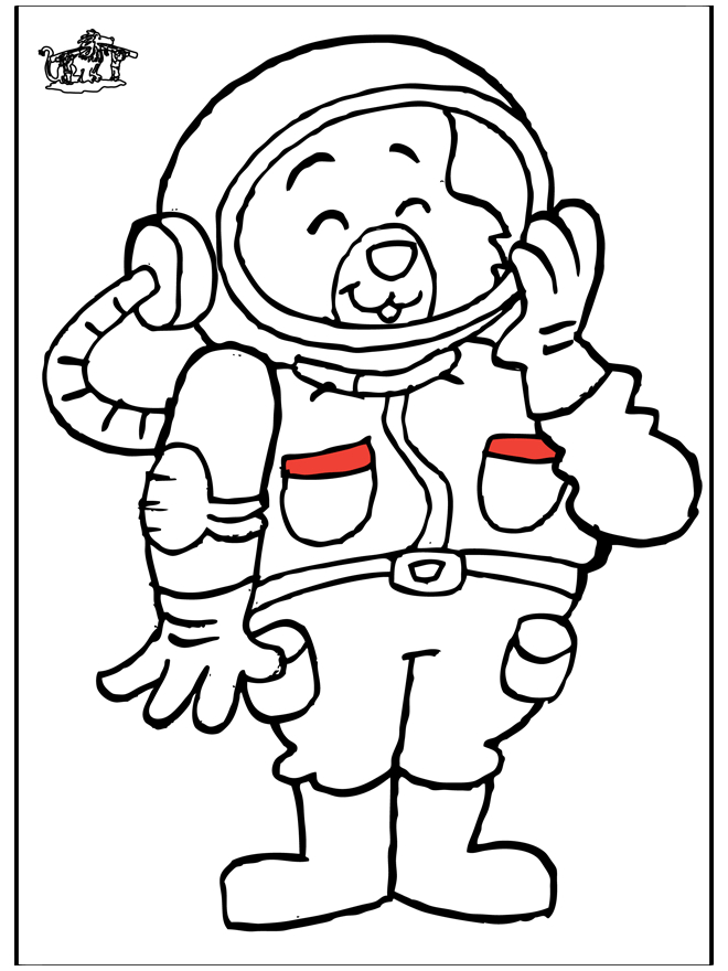 Un astronaute explorant l'espace avec un fond de planètes