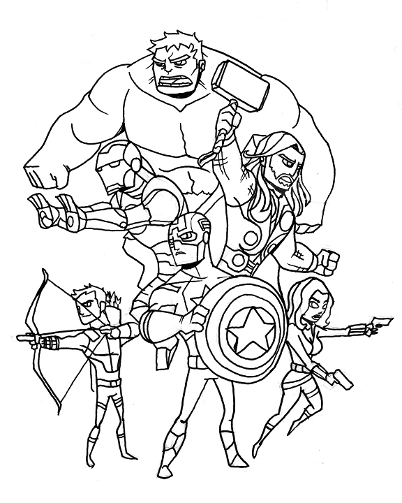 Les Avengers en pleine action face à un ennemi redoutable