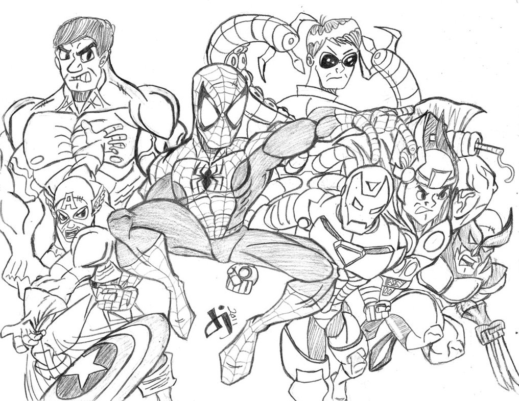 Les Avengers en pleine action face à un ennemi redoutable