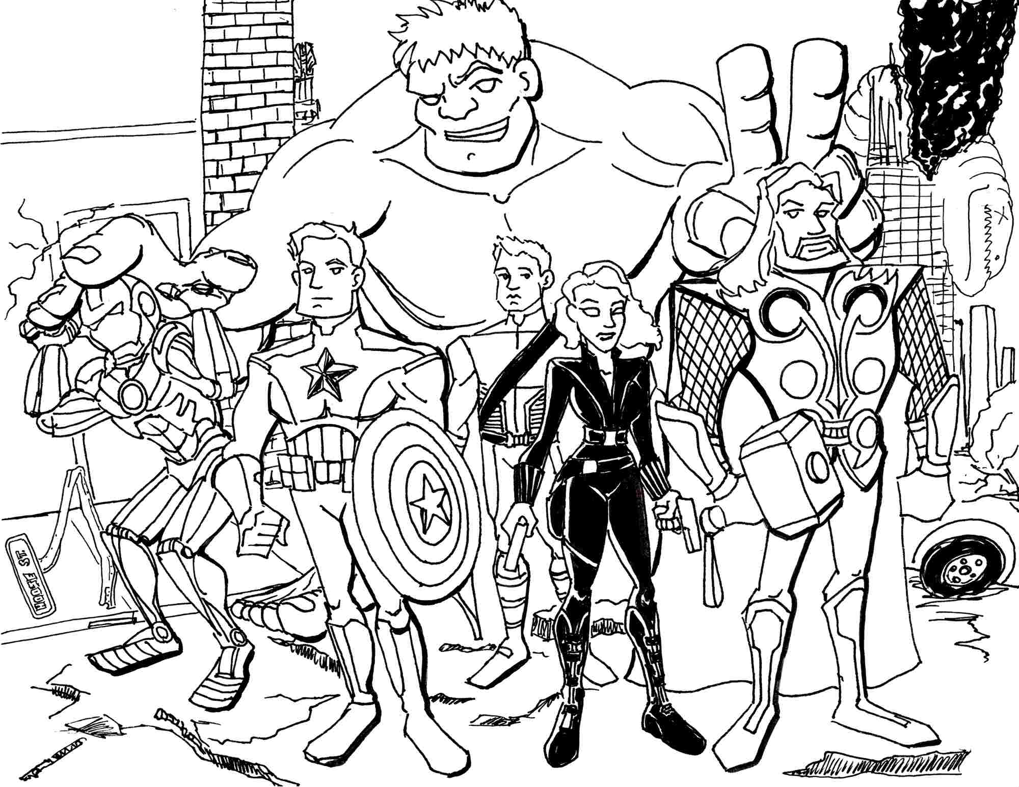 Les Avengers en pleine action face à un ennemi redoutable