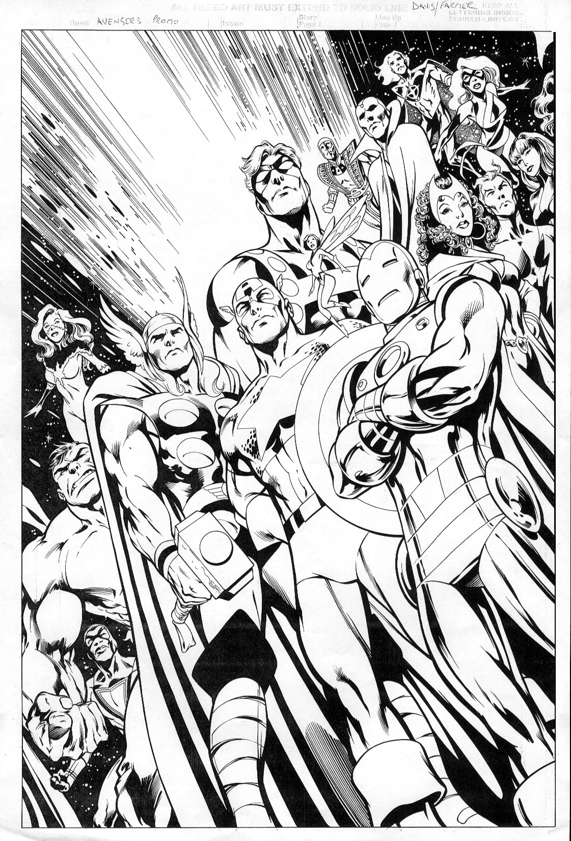 Les Avengers en pleine action face à un ennemi redoutable