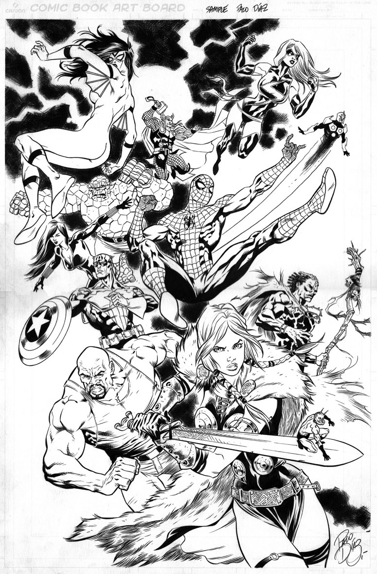 Les Avengers en action face à un ennemi redoutable