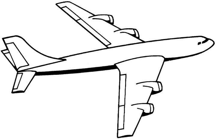 Un avion en plein vol sur fond de nuages
