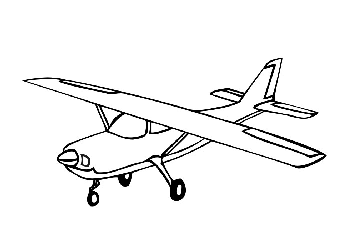 Avion en vol au-dessus des nuages