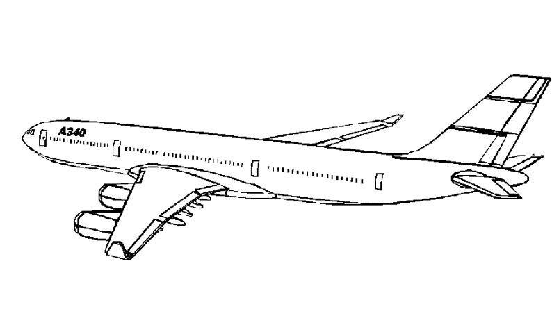 Un avion survolant un paysage nuageux