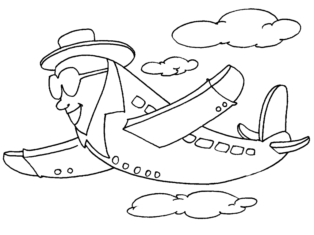 Un avion en plein vol sur fond de nuages