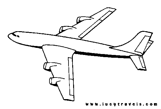 Un avion en plein vol sur un fond nuageux