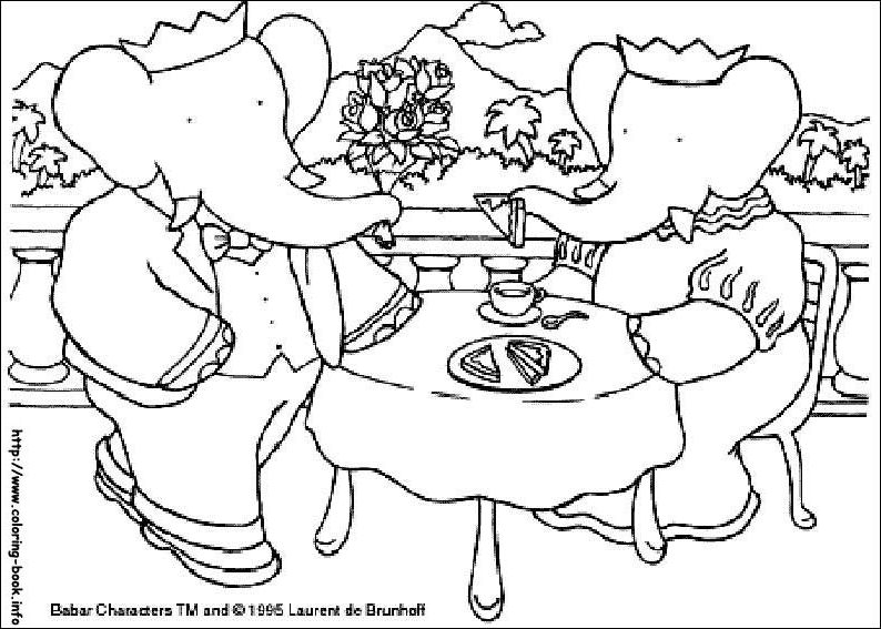Babar et ses amis profitent d'une journée en plein air