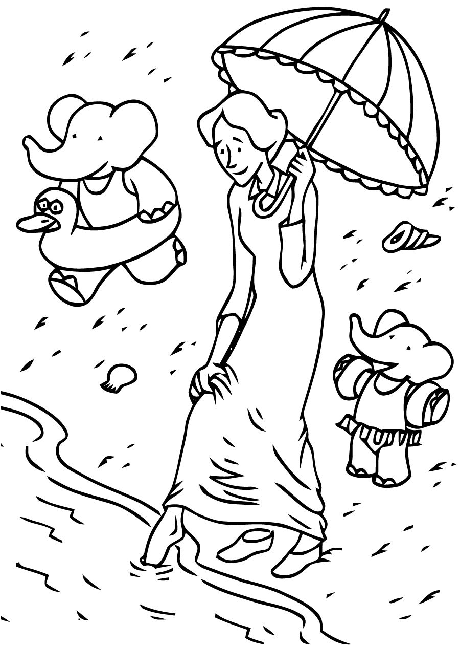 Babar et ses amis en pleine aventure dans la jungle