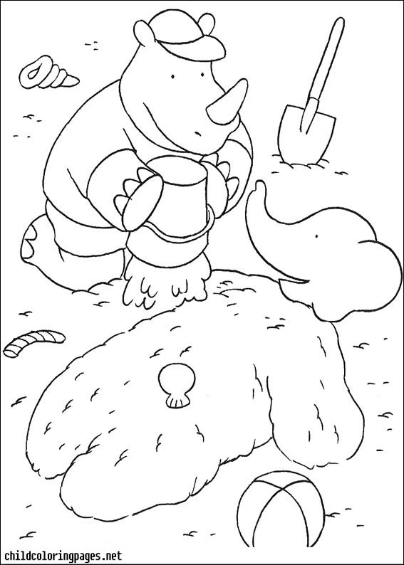 Babar le petit éléphant souriant dans un décor de verdure