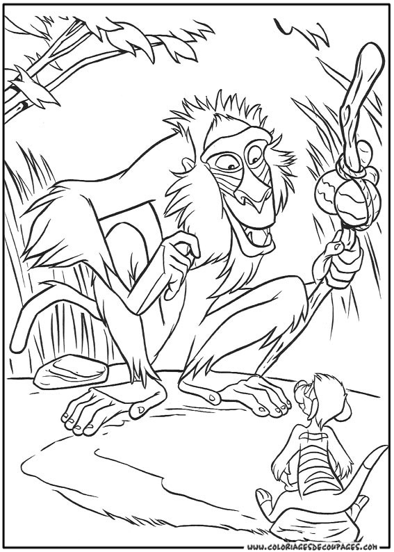 Coloriage Babouin #2073 à imprimer