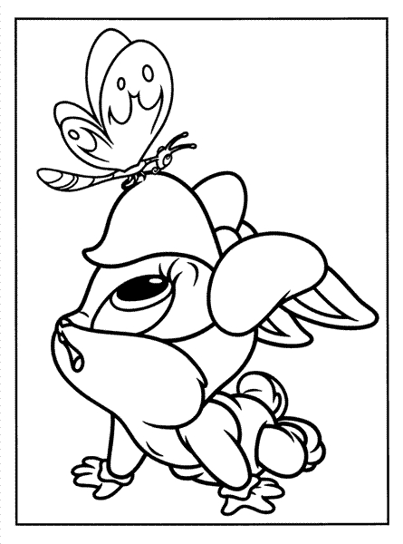 Coloriage de Bébé Looney Tunes jouant avec des jouets colorés