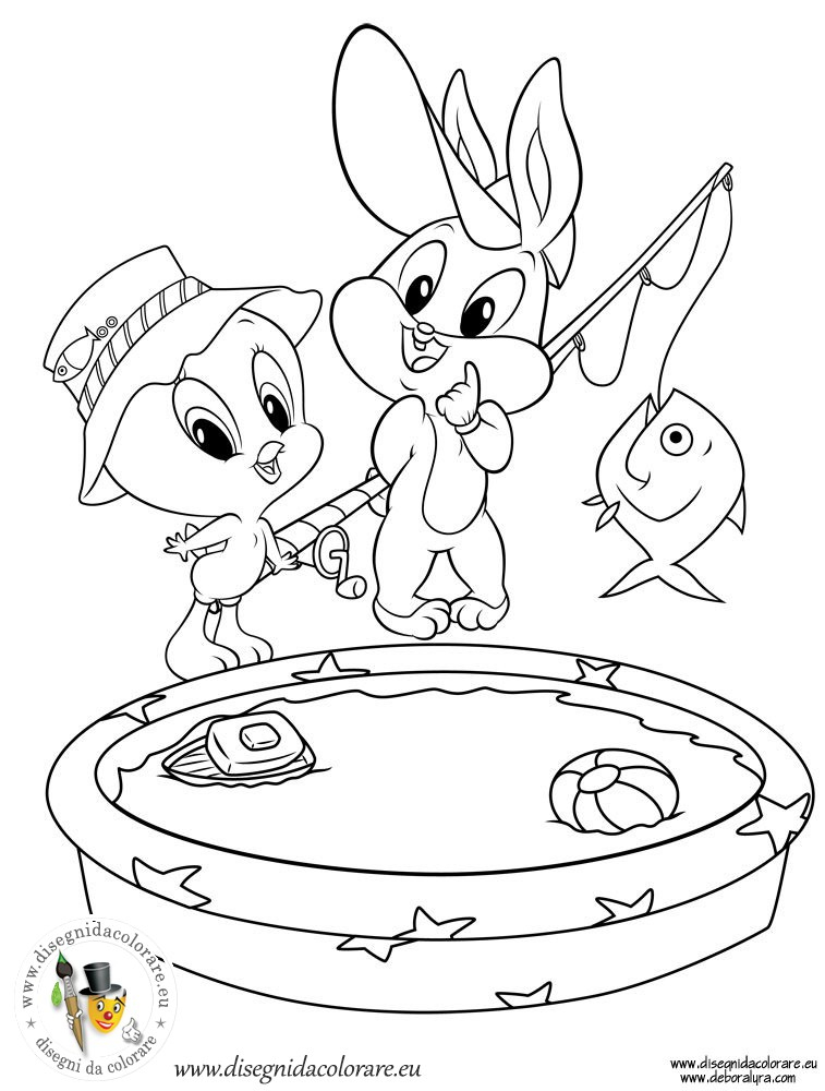 Les personnages de Baby Looney Tunes en pleine activité ludique