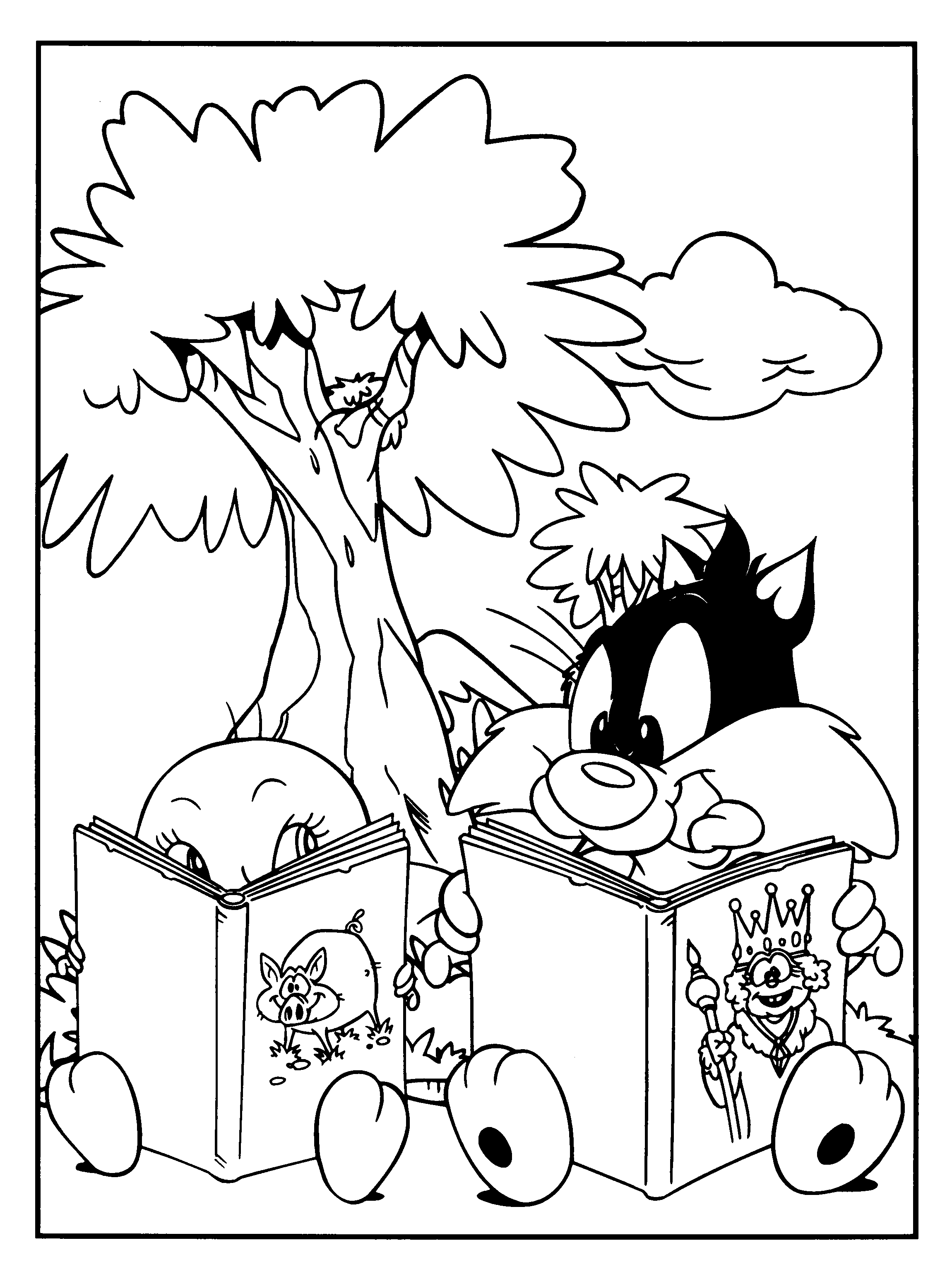 Les personnages de Baby Looney Tunes en pleine aventure joyeuse